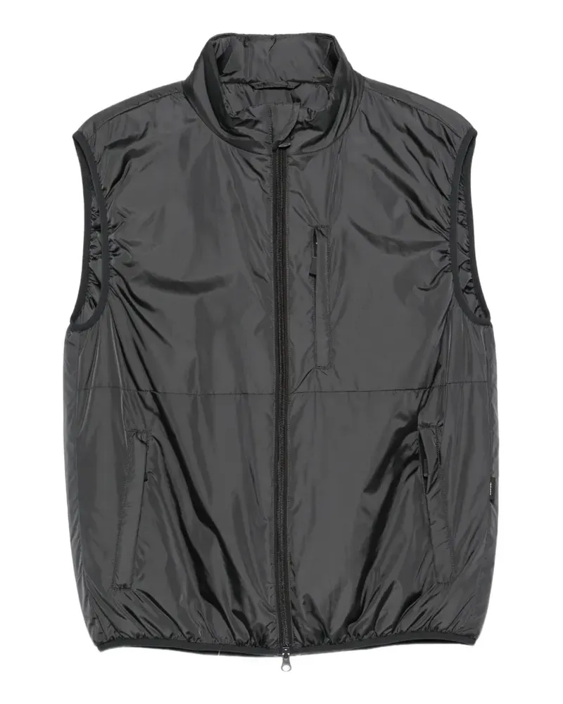 ASPESI zip-up Jil gilet - Schwarz Schwarz