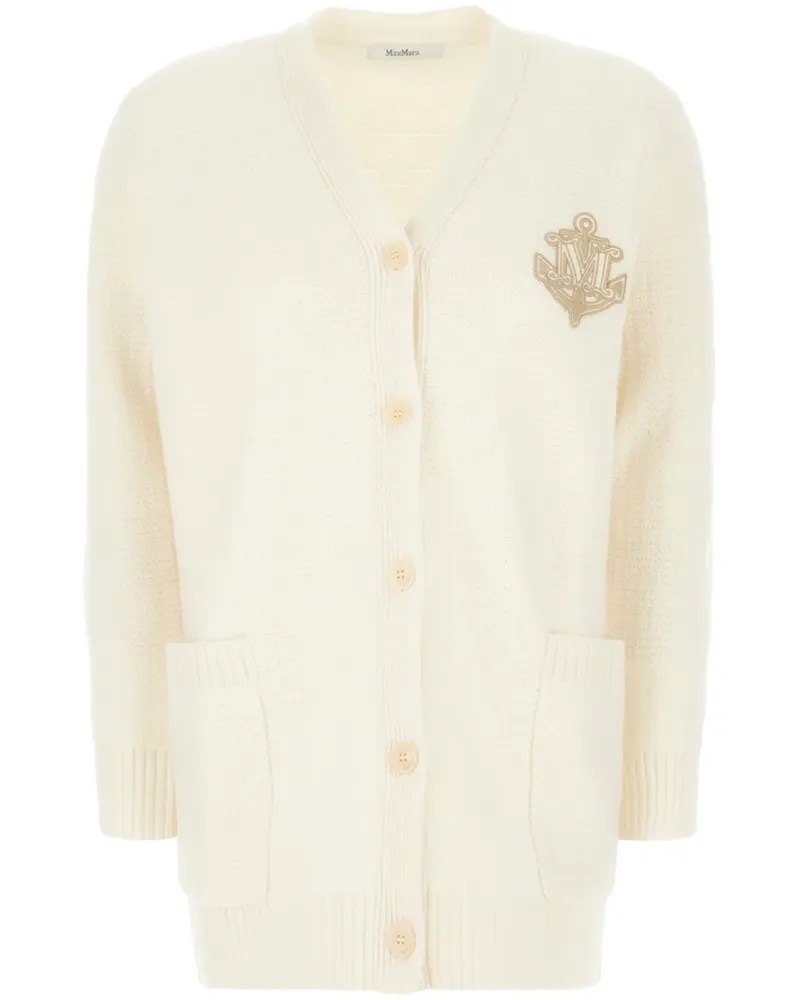 Max Mara Ravello Cardigan - Weiß Weiß
