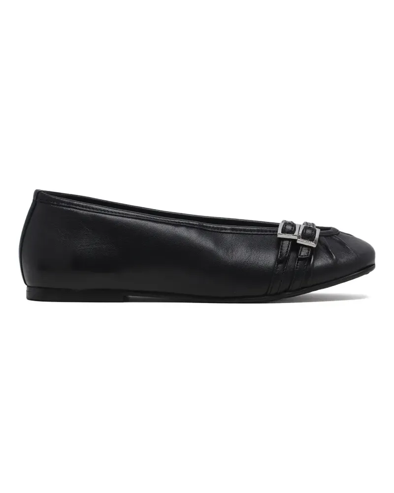 Alohas buckle-detail ballet flats - Schwarz Schwarz