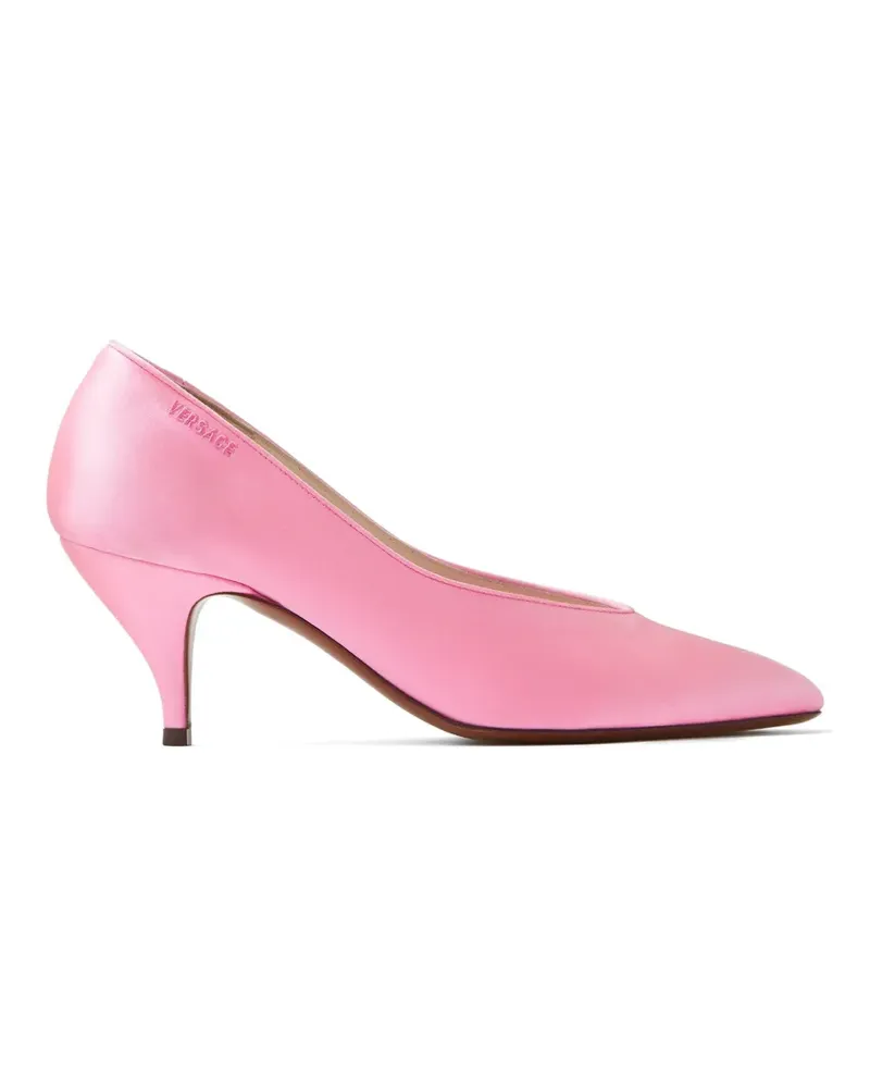 Versace Tina Pumps aus Satin 65mm - Rosa Rosa