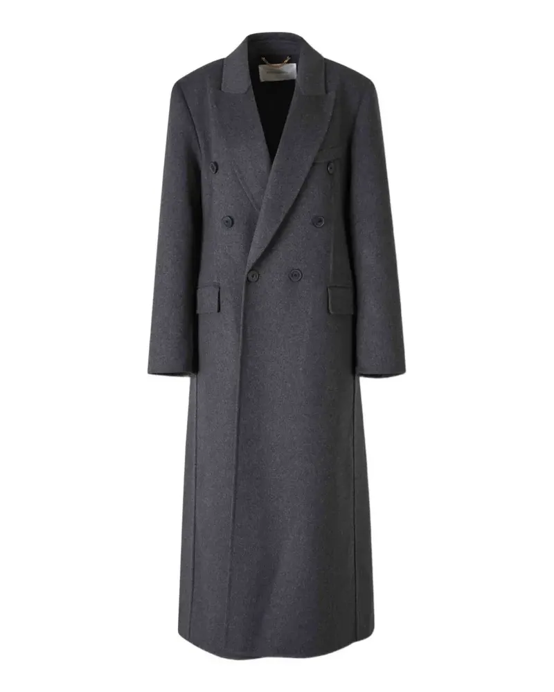 Victoria Beckham double-breasted button-fastening coat - Grau Grau