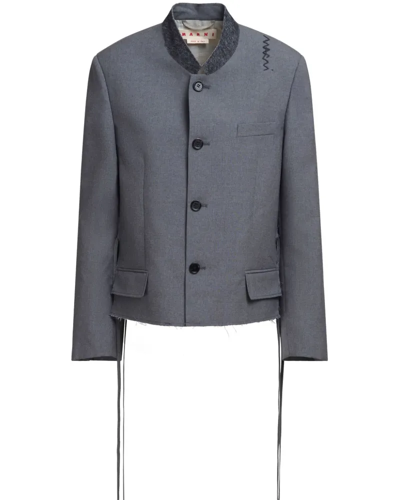 Marni Jacke aus Schurwolle - Grau Grau