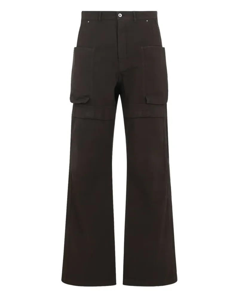 Rick Owens Straight-Leg-Hose mit Taschen - Braun Braun