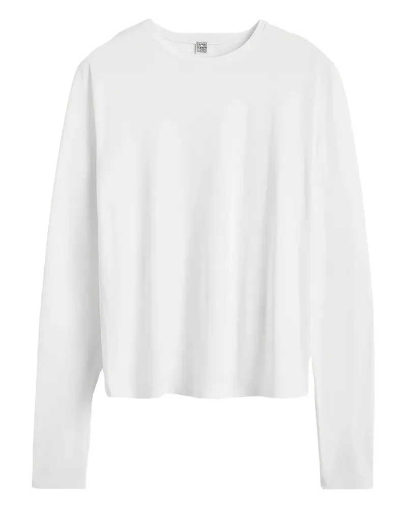 Totême Klassisches Langarmshirt - Weiß Weiß