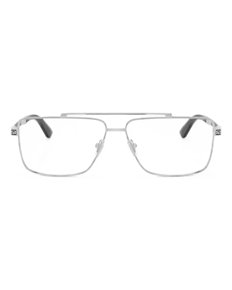 Versace Klassische Pilotenbrille - Silber Silber