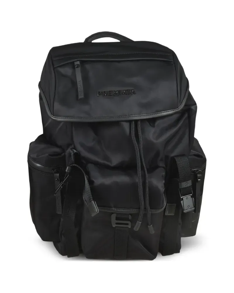 Premiata Booker Rucksack mit Klappe - Schwarz Schwarz