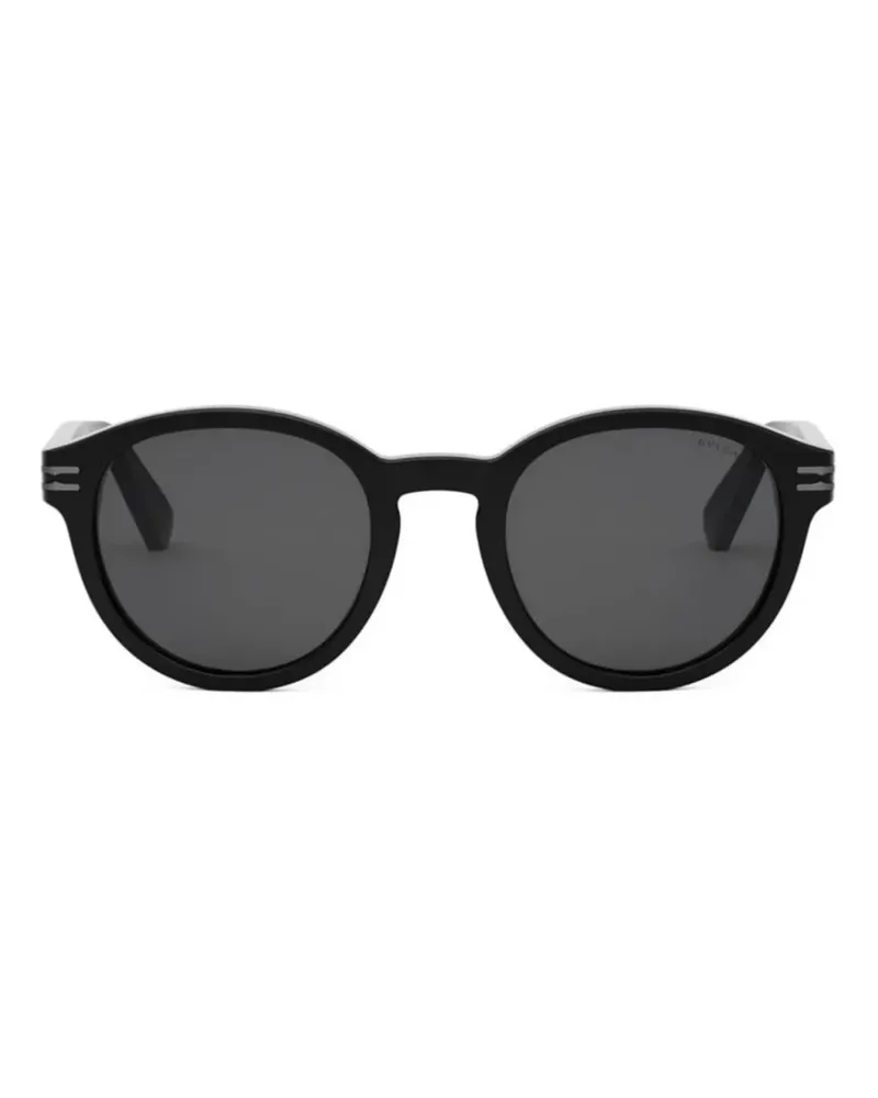 Bulgari Sonnenbrille im Panto-Design - Schwarz Schwarz