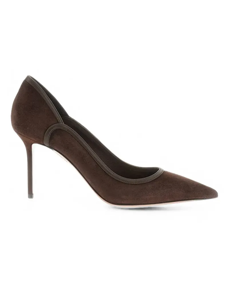 Aquazzura suede pointed-toe pumps - Braun Braun