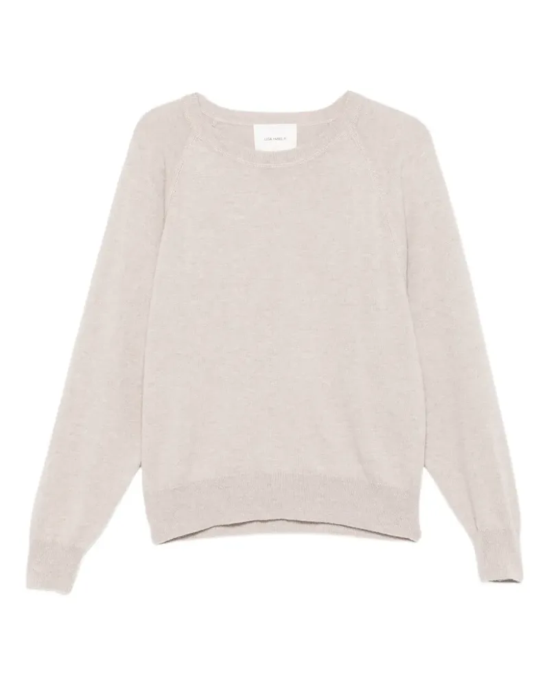 Lisa Yang Cambrie Pullover mit Cut-Out - Nude Nude
