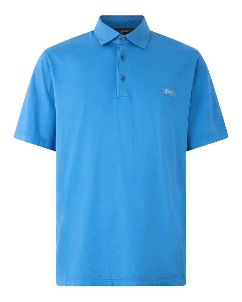 Herno short-sleeve polo shirt - Blau Blau