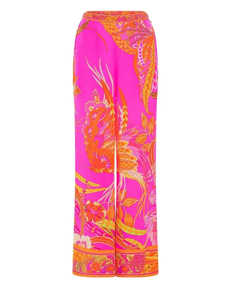 Camilla A Heart That Flutters wide-leg trousers - Rosa Rosa