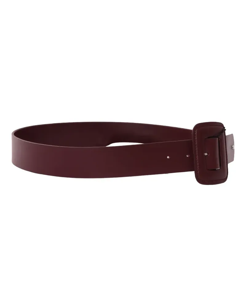 Max Mara Brio square-buckle belt - Rot Rot