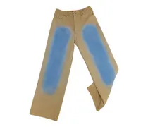 Jeans mit Spray-Effekt - Nude
