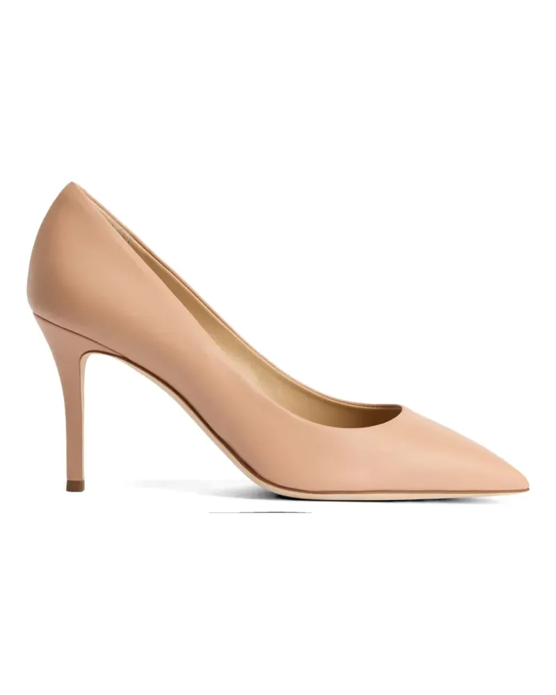 Giuseppe Zanotti Court-Schuhe mit Lederbesatz - Nude Nude