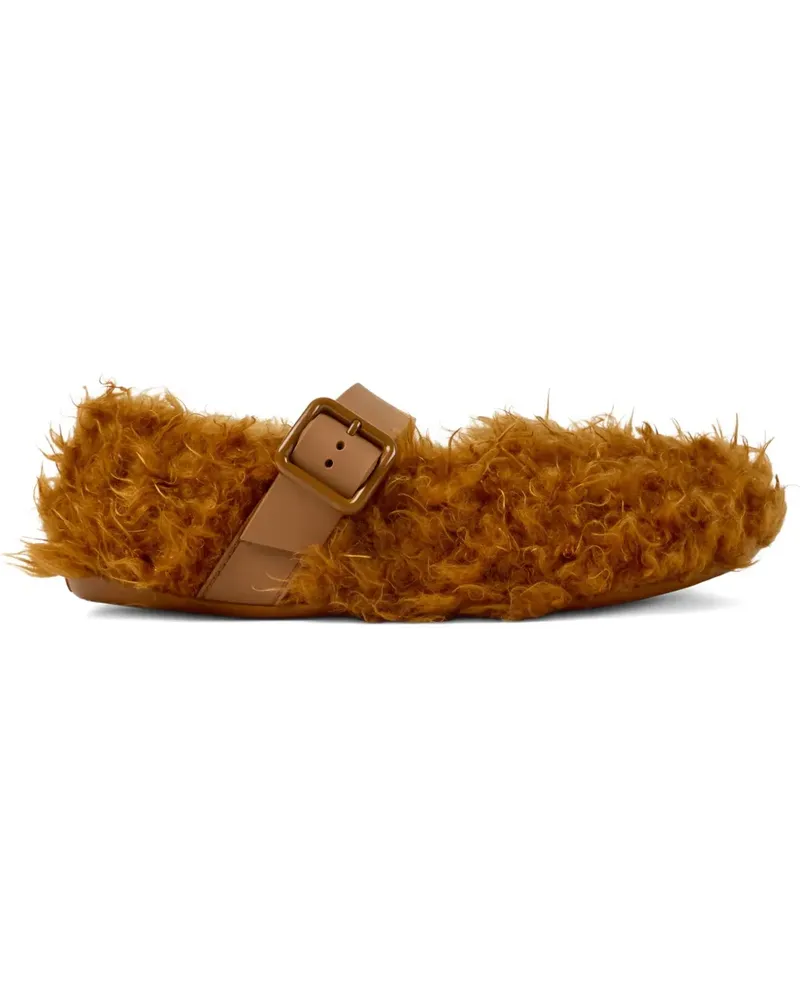 Camper Wabi Slipper mit Schnalle - Braun Braun