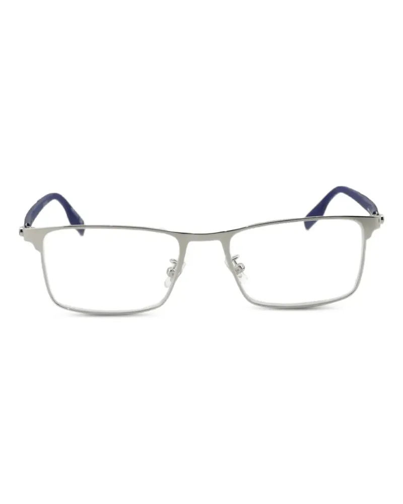 Montblanc rectangle-frame glasses - Silber Silber