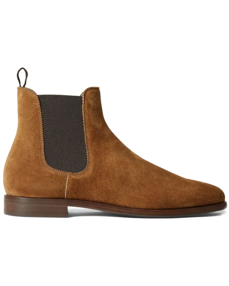 Ralph Lauren Knöchelhohe Wildlederstiefel - Braun Braun