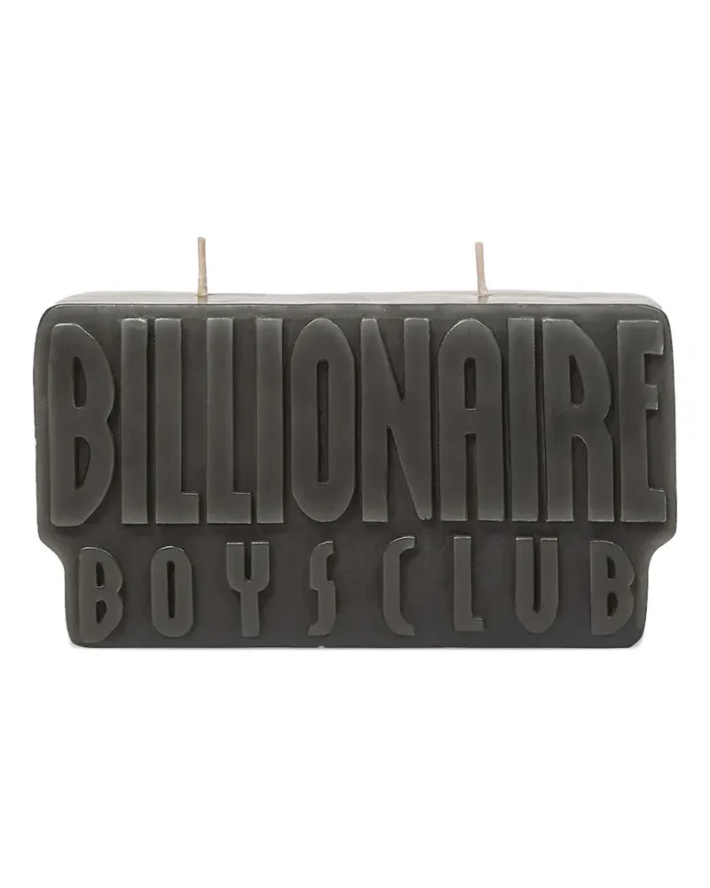 Billionaire Boys Club logo-embellishment candle - Schwarz Schwarz