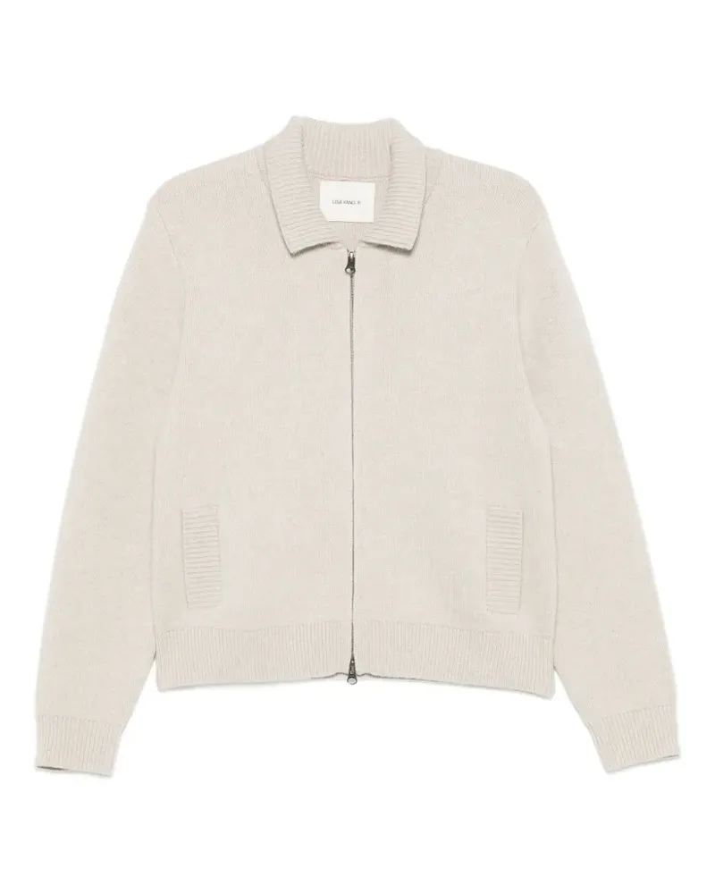 Lisa Yang Aleya Pullover mit Reißverschluss - Nude Nude