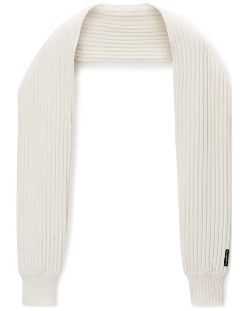 Alexander Wang Schal mit Logo-Detail - Nude Nude