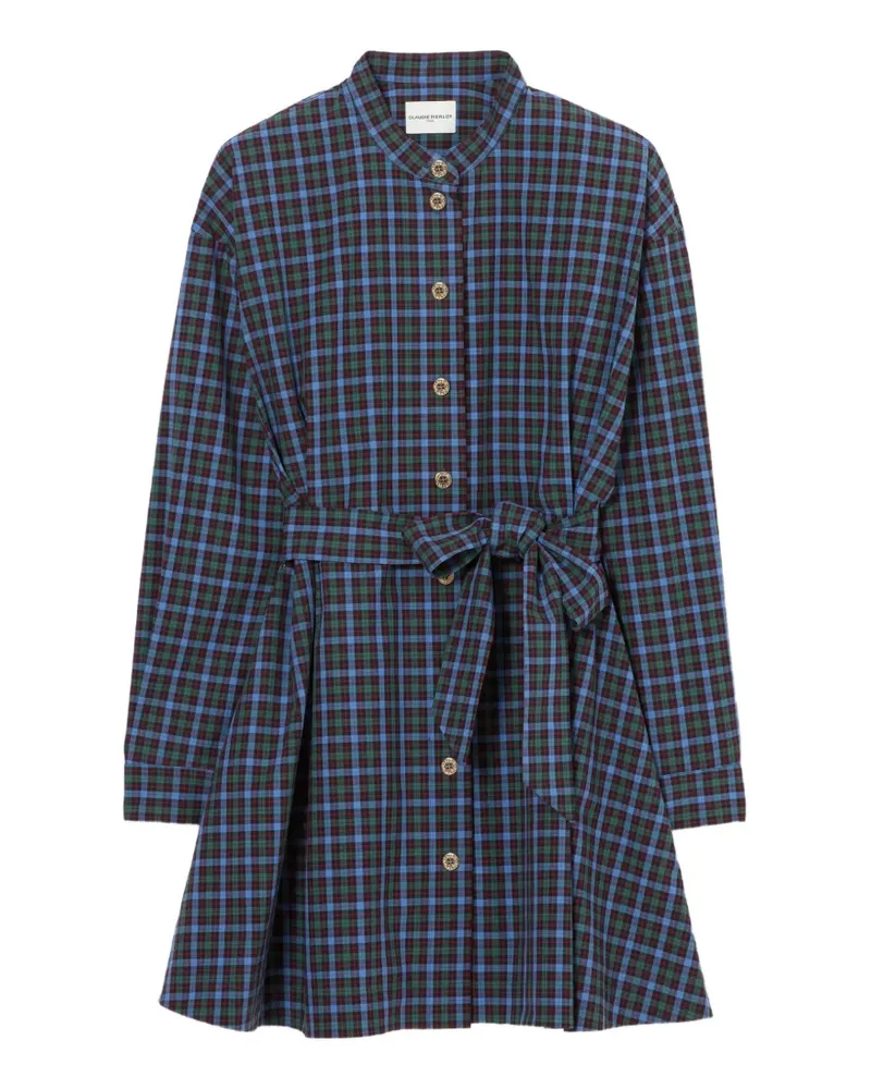 Claudie Pierlot Klassisches Hemdkleid - Blau Blau