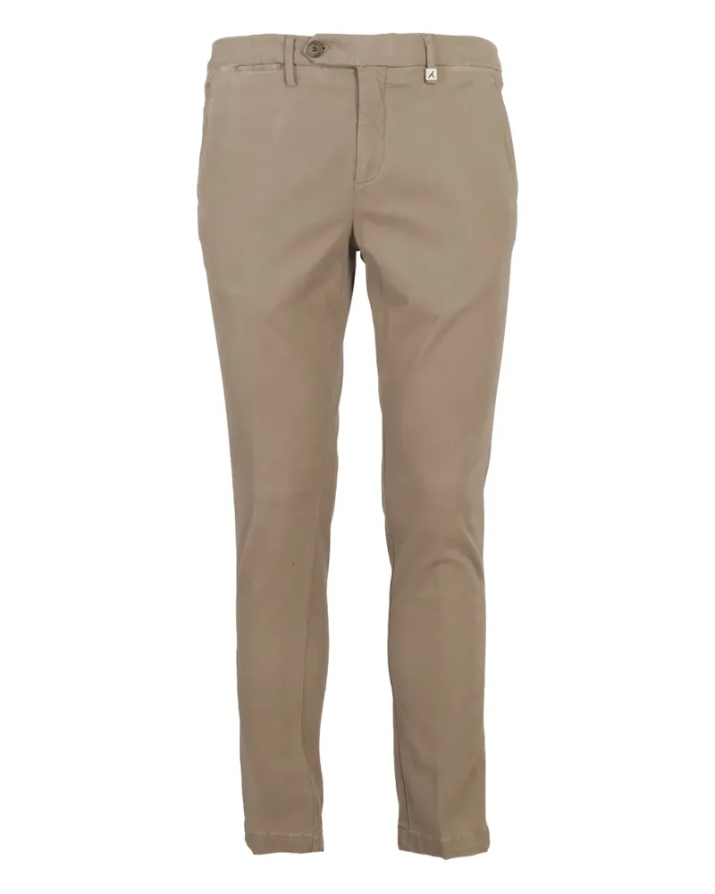 MYTHS Hose mit Logo-Schild - Nude Nude