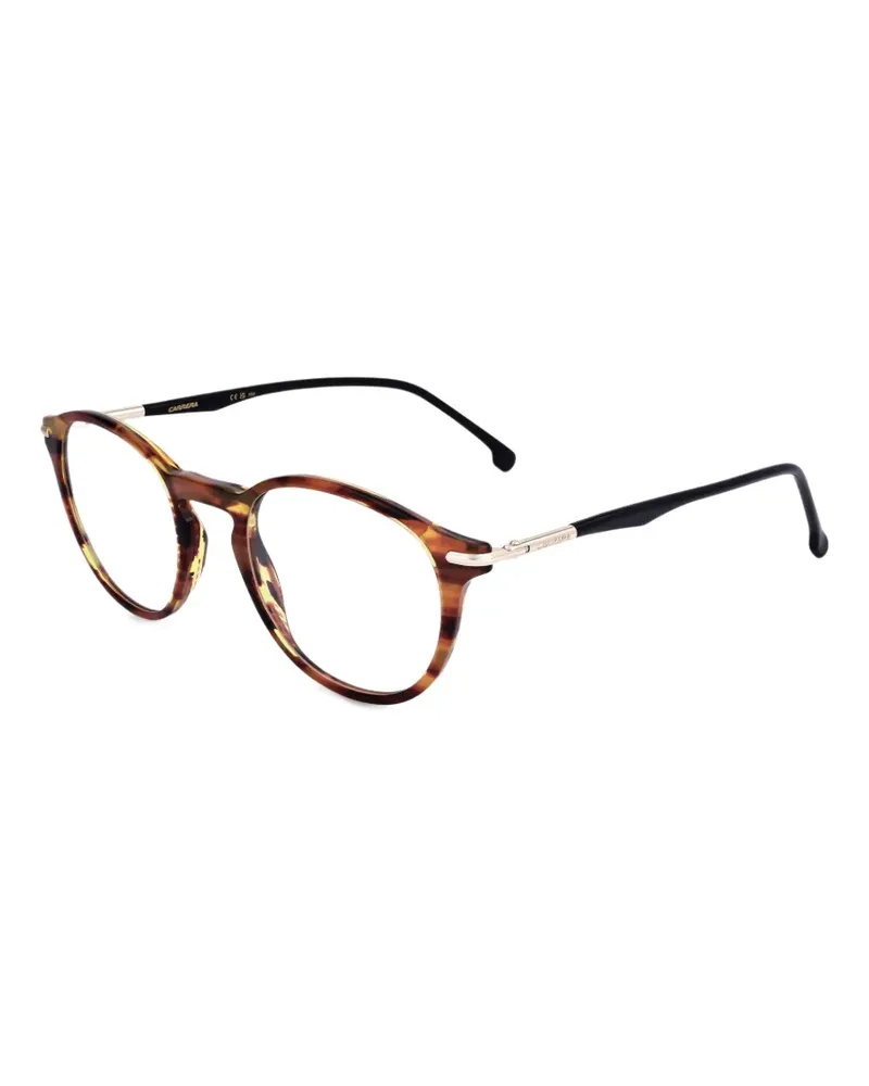 Carrera Brille mit rundem Gestell - Braun Braun