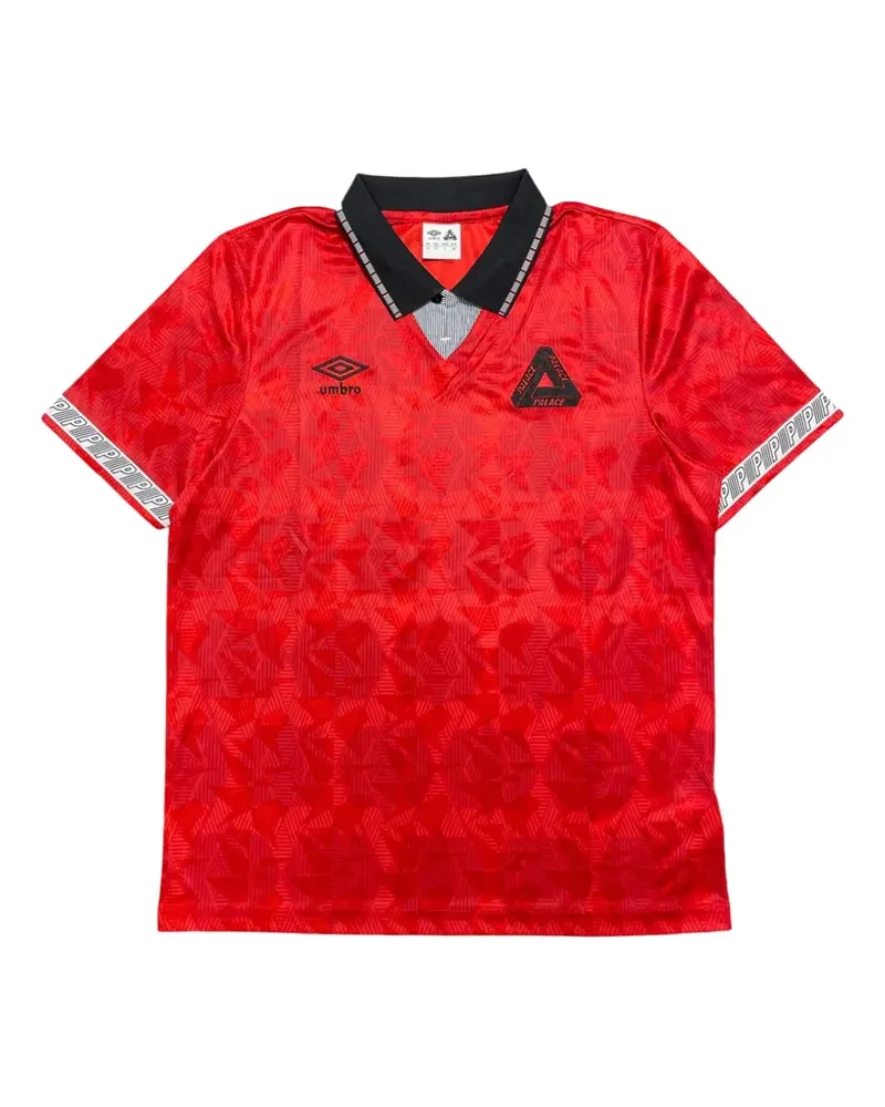 PALACE x Umbro Classic T-Shirt aus Jersey - Rot Rot