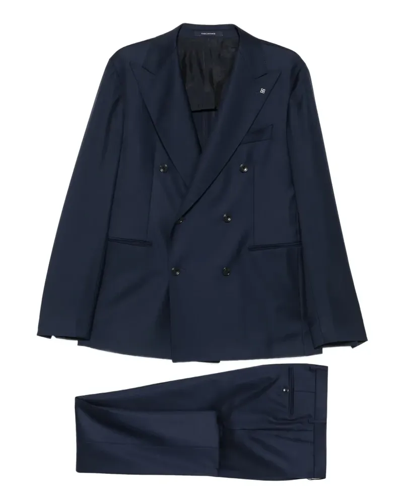 Tagliatore Doppelreihiger Anzug - Blau Blau