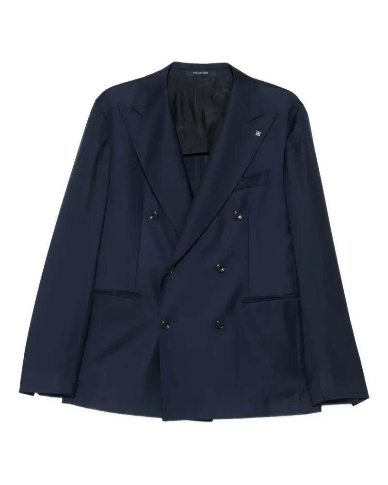 Tagliatore double-breasted peak-lapel suit - Blau Blau