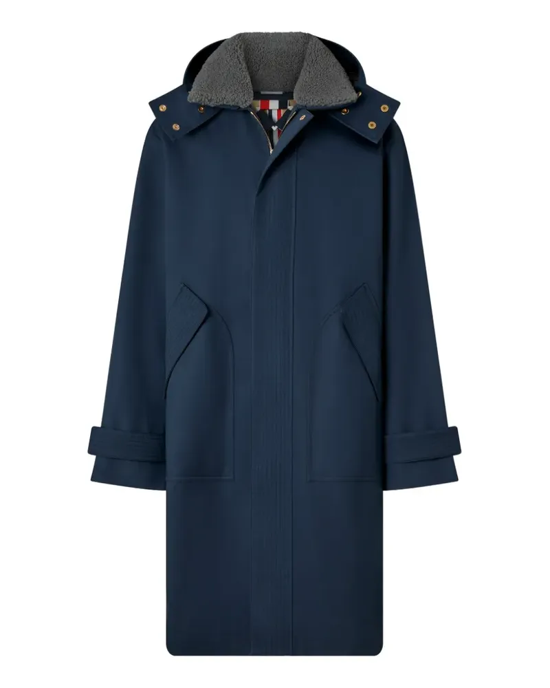 Thom Browne Mackintosh rain coat - Blau Blau