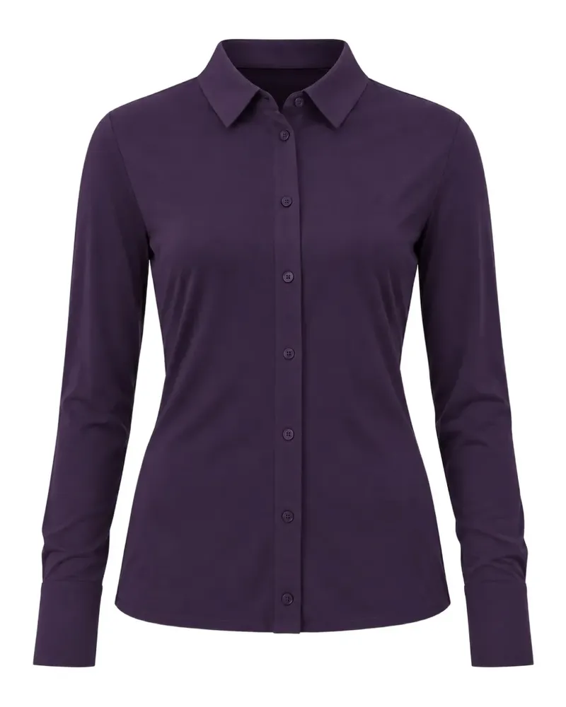 Liviana Conti Clotilde classic-collar button-up shirt - Violett Violett
