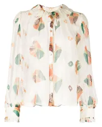 Ulla Johnson Pippa Seidenbluse Weiß