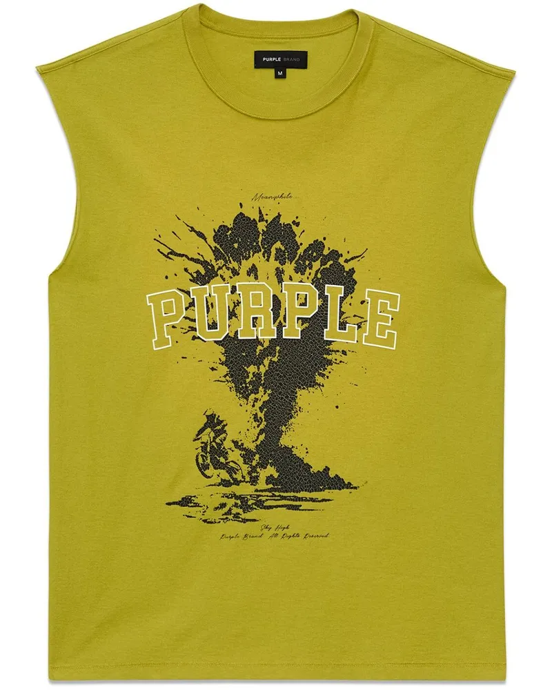 PURPLE BRAND Sky High Tanktop - Grün Grün