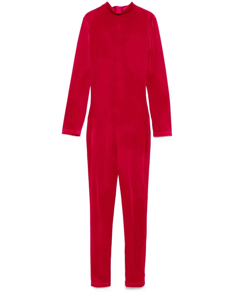 ALCHEMY Jumpsuit aus Velours - Rosa Rosa