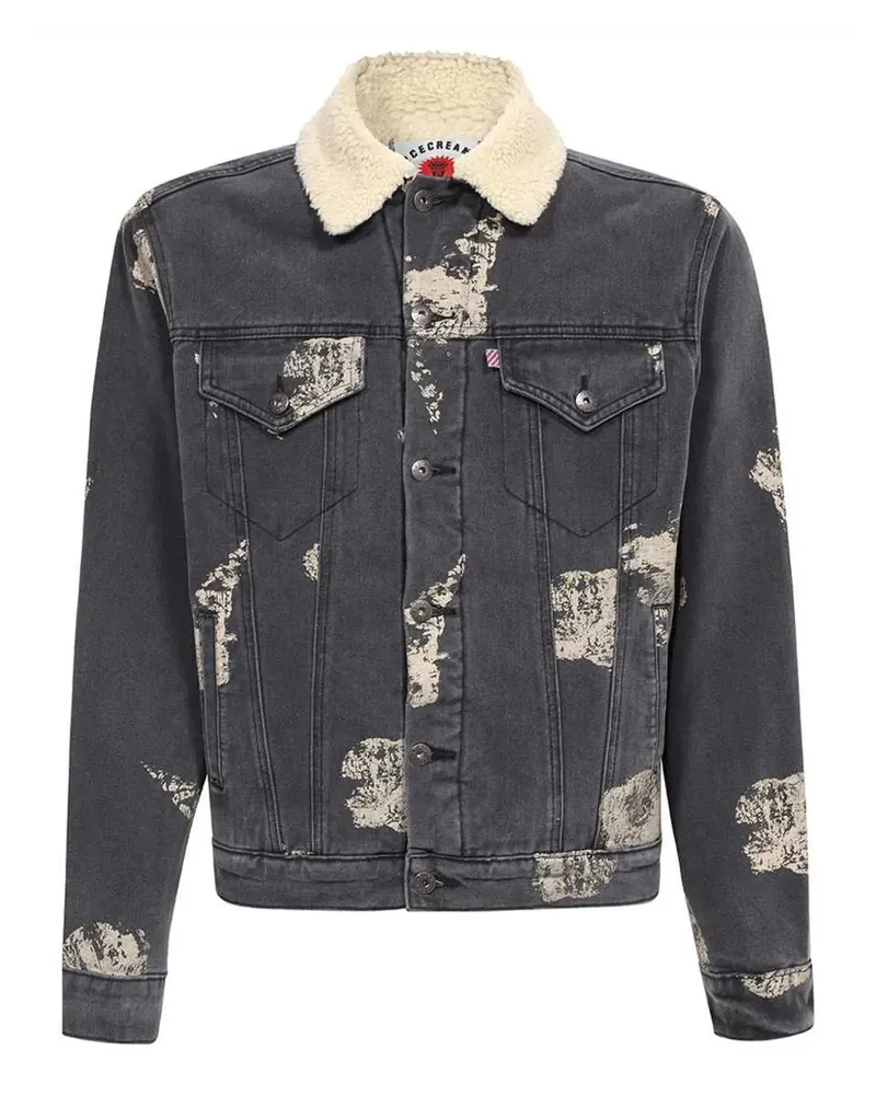 ICECREAM Jacke mit Print - Grau Grau