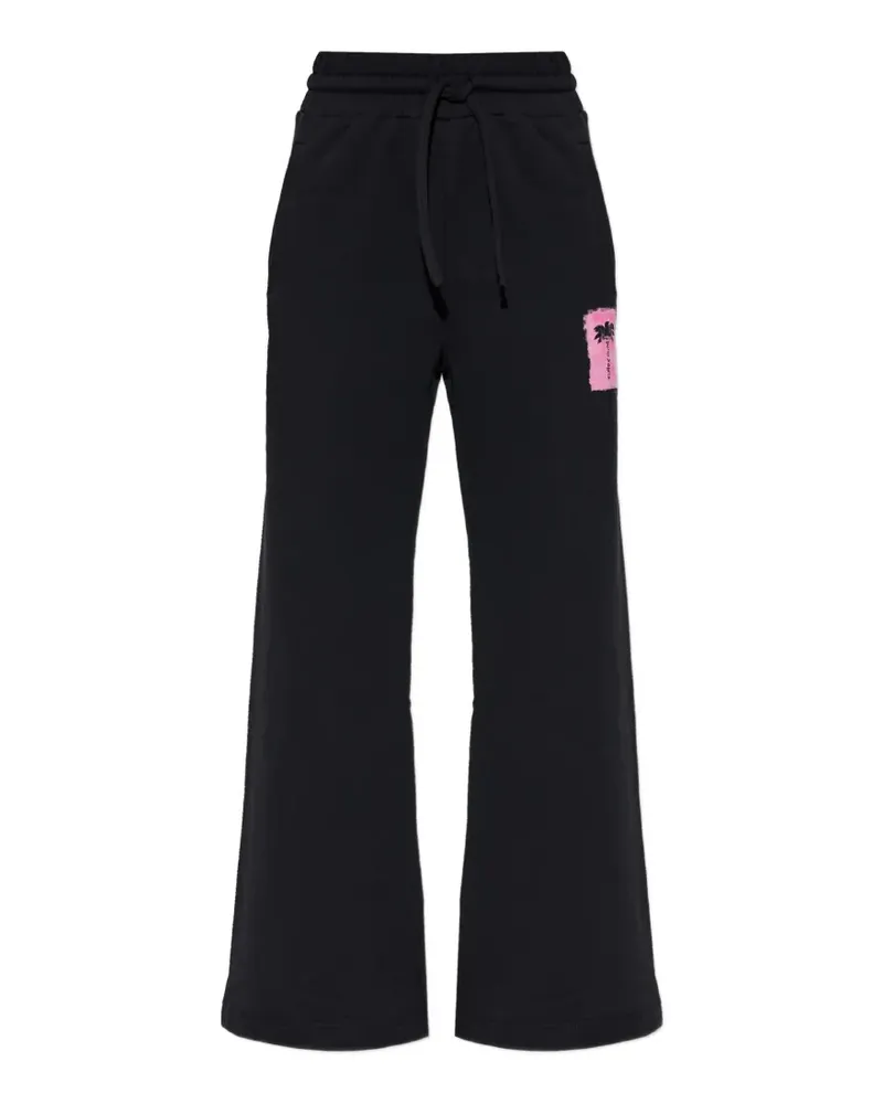 Palm Angels brushed Palm Tree sweatpants - Schwarz Schwarz