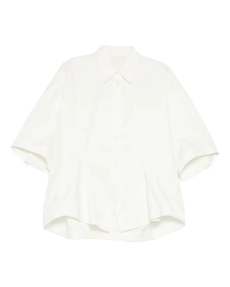 JNBY Faltenhemd mit Brusttasche - Weiß Weiß