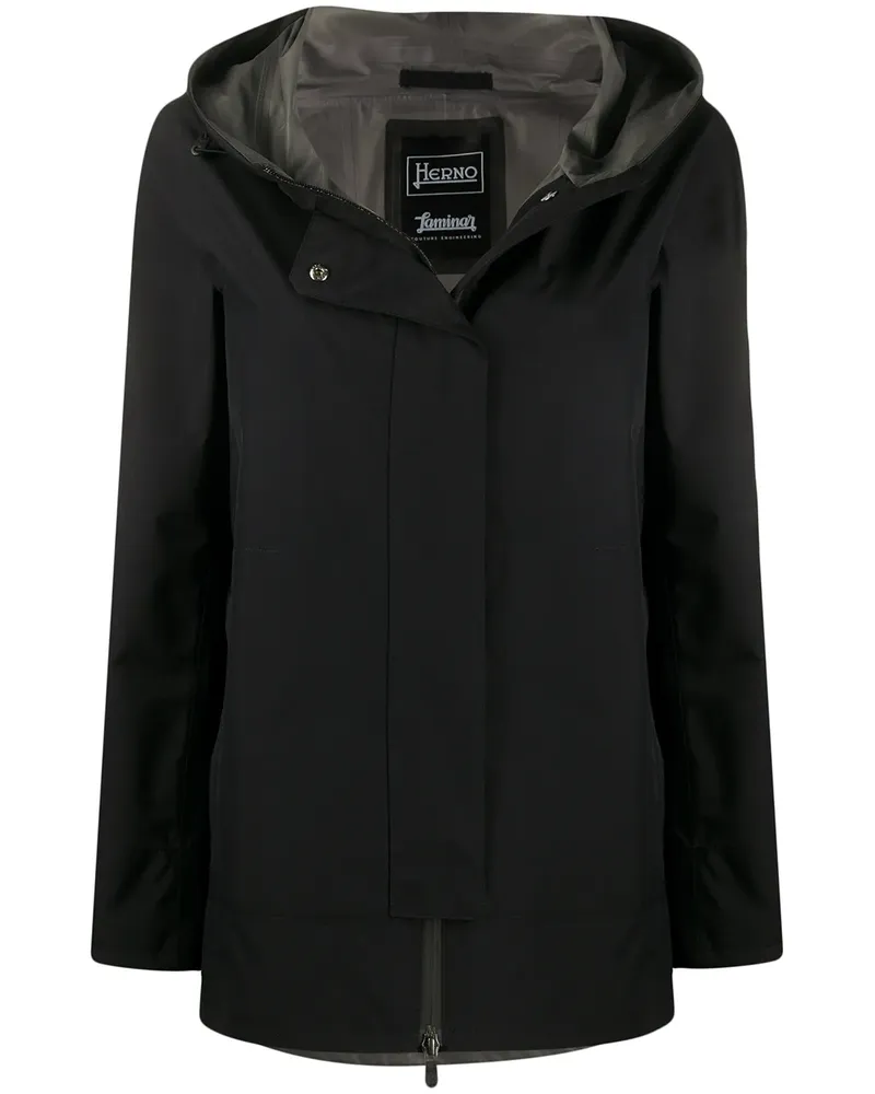 Herno Wasserfeste Jacke - Schwarz Schwarz