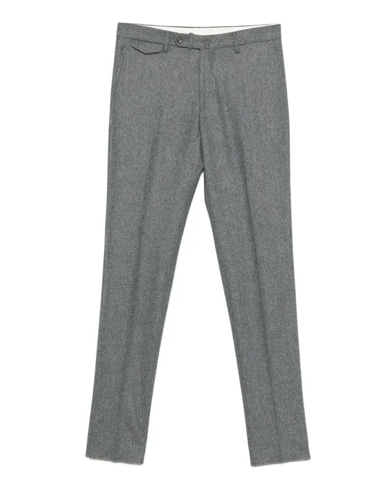 Tagliatore Melierte Hose - Grau Grau