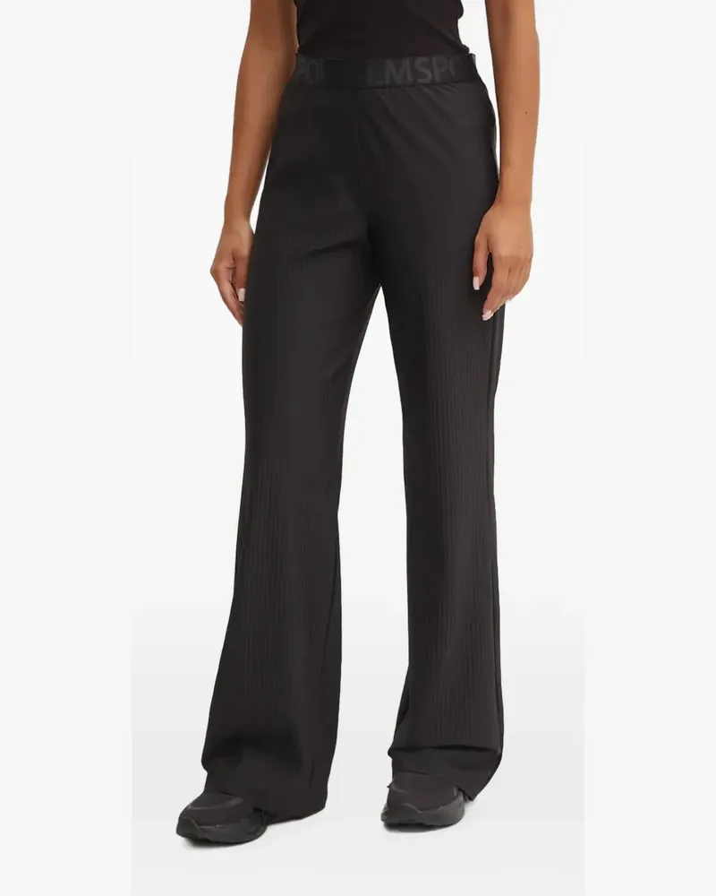 Sportalm logo-waistband ribbed trousers - Schwarz Schwarz