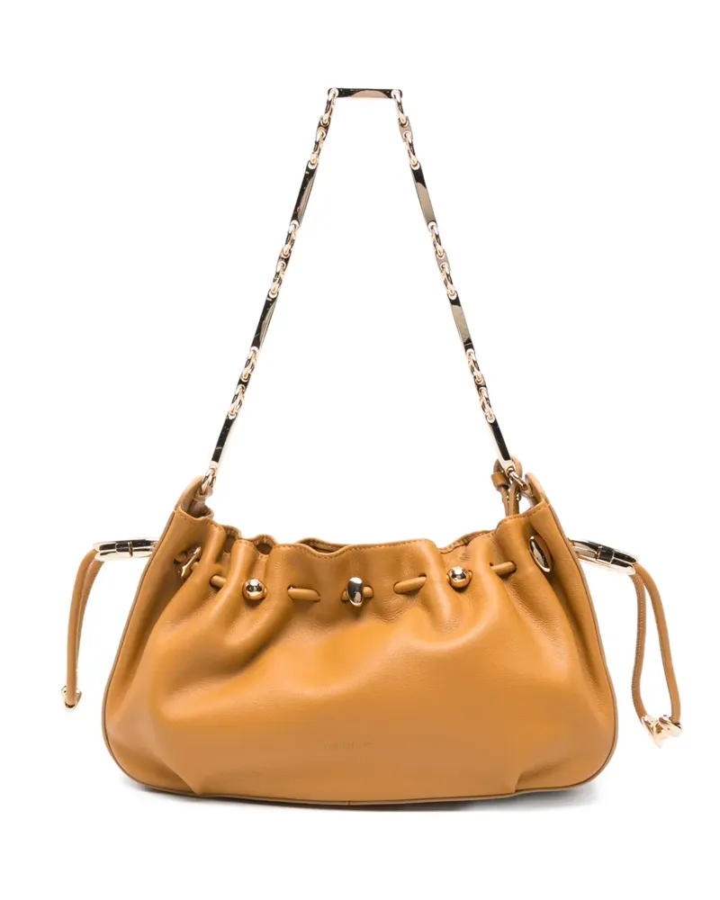 Zimmermann Geraffte Halcyon Schultertasche - Orange Orange