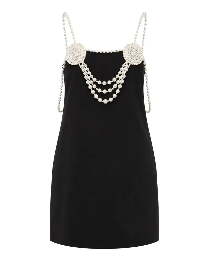 Dsquared2 bead-embellished sleeveless mini dress - Schwarz Schwarz
