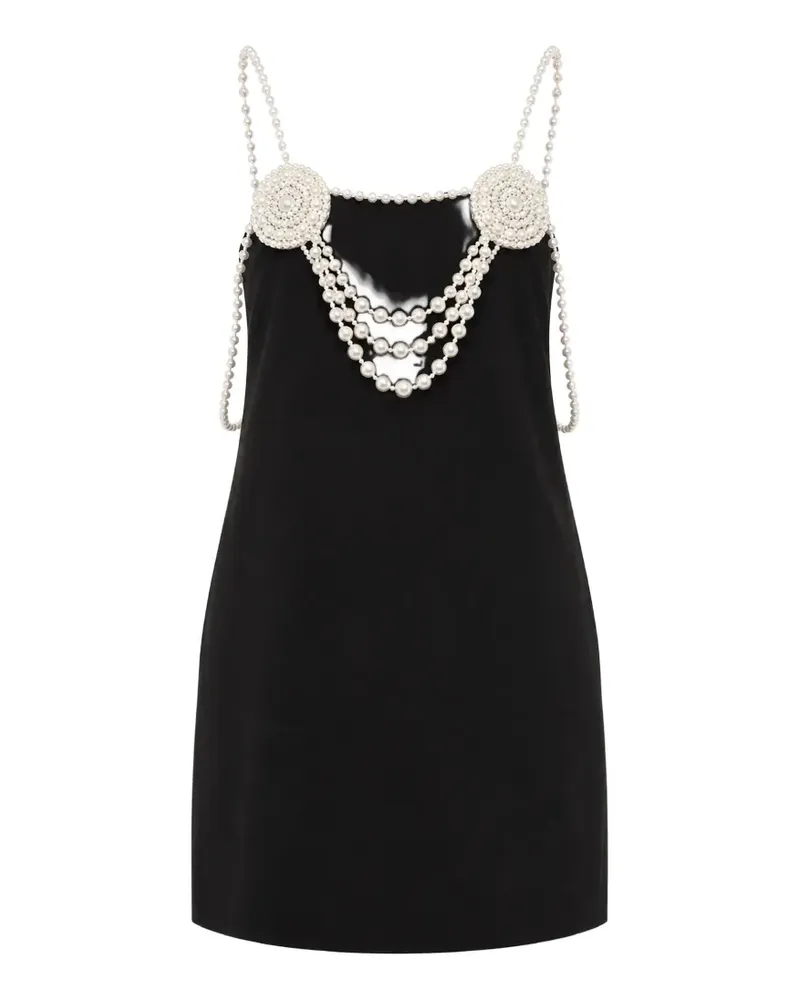 Dsquared2 bead-embellished sleeveless mini dress - Schwarz Schwarz