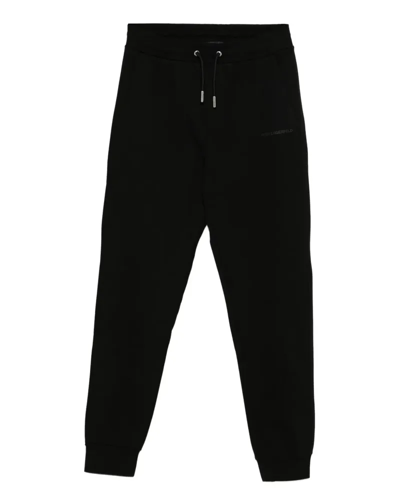 Karl Lagerfeld logo-detail track pants - Schwarz Schwarz