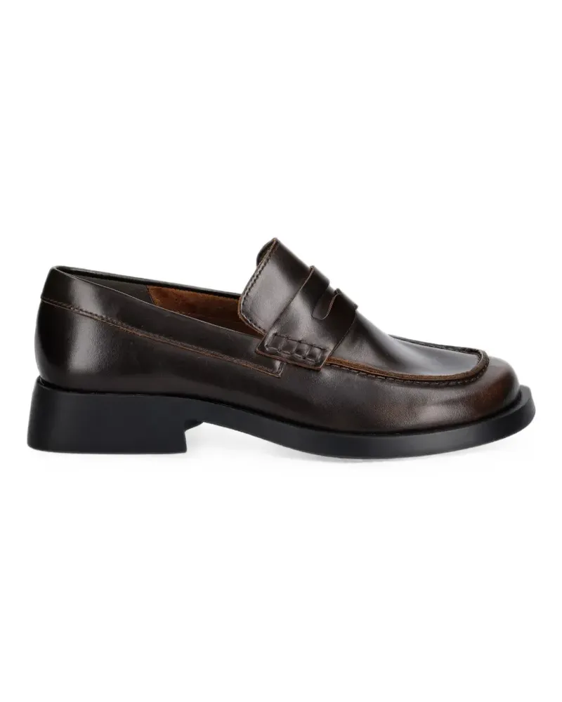 Camper Donna leather loafers - Braun Braun