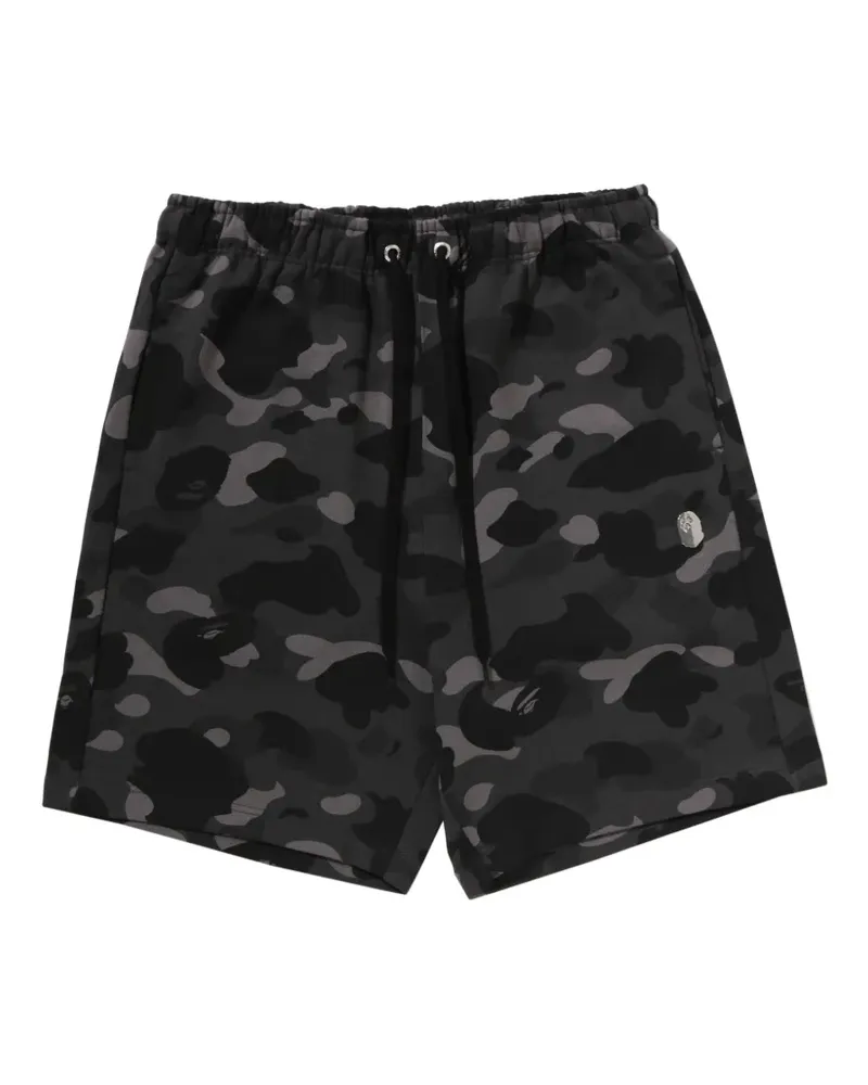 BAPE camouflage-print shorts - Schwarz Schwarz