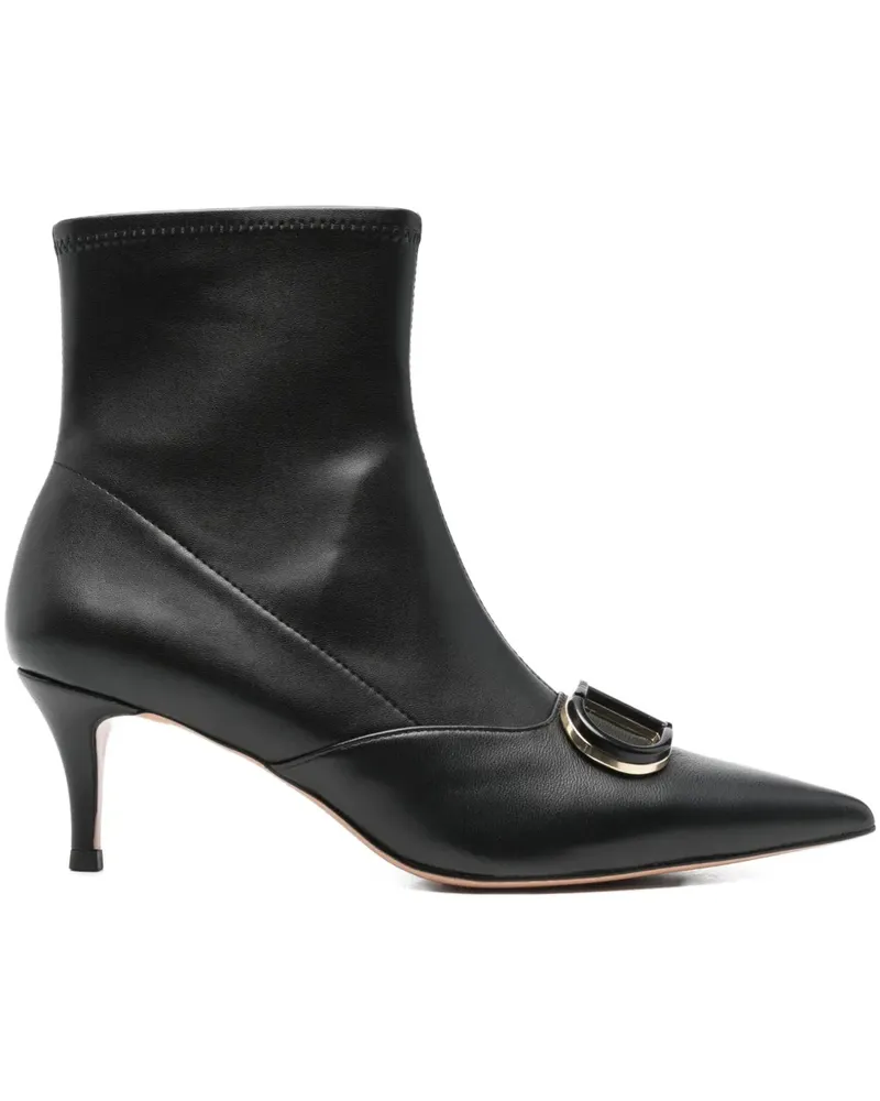 Twin-Set Stiefel mit spitzer Kappe 60mm - Schwarz Schwarz