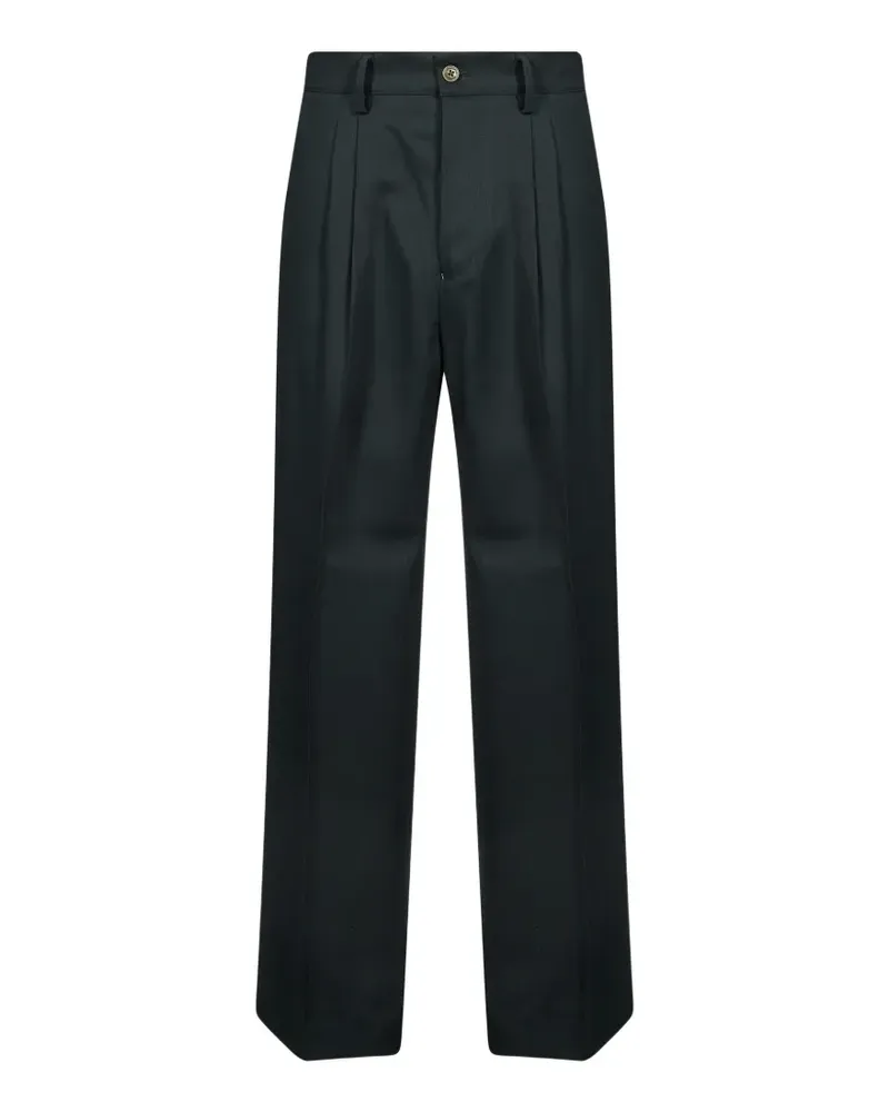 Costumein pleated button-cuff trousers - Grün Grün