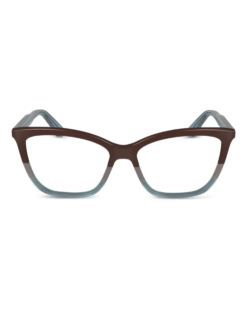 Calvin Klein Cat-Eye-Brille mit Farbverlauf - Braun Braun